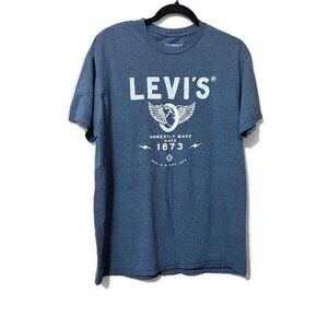 LEVIS STRAUSS & CO SHIRT MENS SIZE L BLUE(SALE)